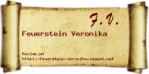 Feuerstein Veronika névjegykártya